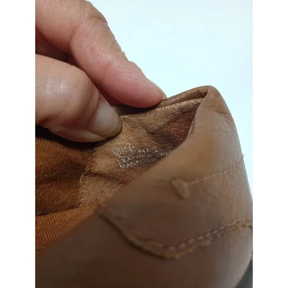 Nicole Natural Tan Leather Loafer  Flats Womens - Size 8.5 M - Picture 4 of 10